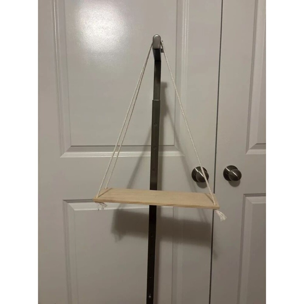 SHEIN- Beige & White Hanging Shelf, Room Decor
